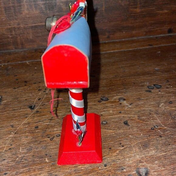 Vtg 1985 Kurt S Adler mailbox stuffed with presents Christmas tree ornament - Picture 5 of 7